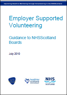 Employer Supported Volunteering: guidance to NHSScotland Boards