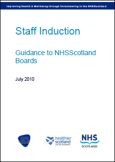 Staff Induction : guidance to NHSScotland Boards