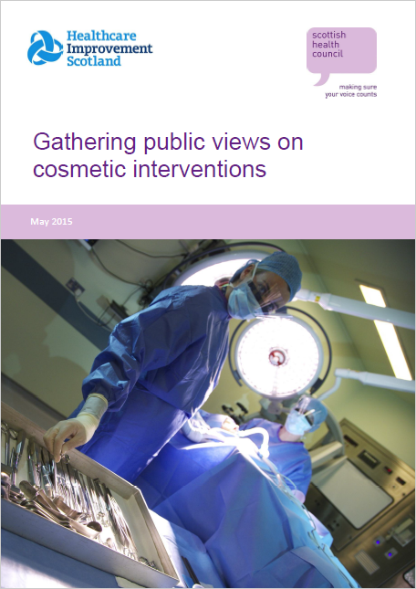 Gathering public views on cosmetic interventions