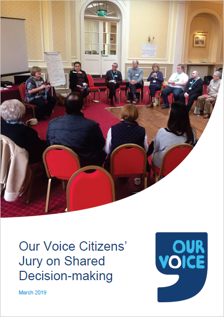 Our Voice Citizens’ Jury on Shared Decision-Making - final report